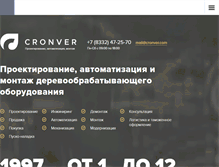 Tablet Screenshot of cronver.com